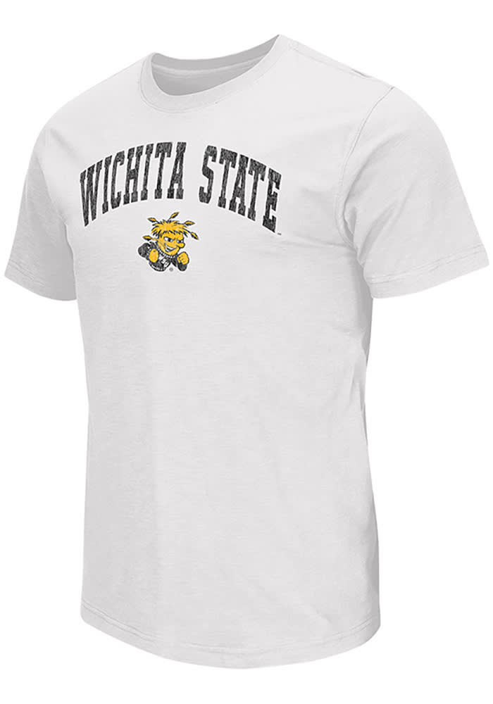 Colosseum Wichita State Shockers White Mason Slub Short Sleeve T Shirt