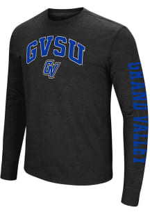 Colosseum Grand Valley State Lakers Black Jackson Long Sleeve T Shirt