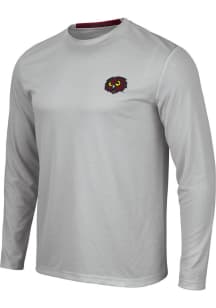 Colosseum Temple Owls Grey Wade Long Sleeve T-Shirt