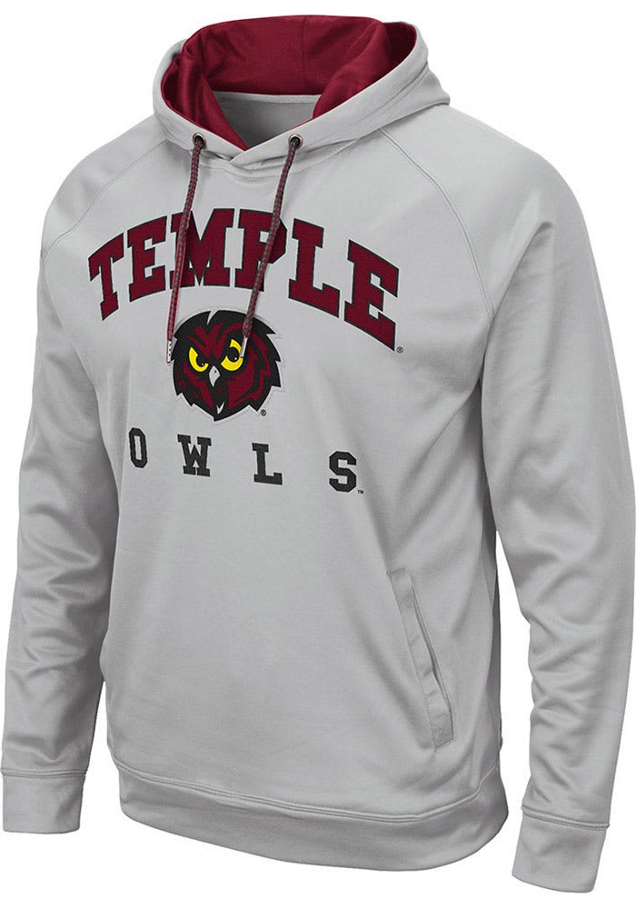 Colosseum Temple Owls Mens Grey Coach Hood