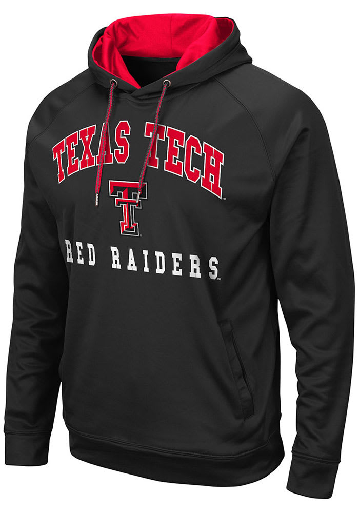 Colosseum Texas Tech Red Raiders Mens Grey Coach Hood