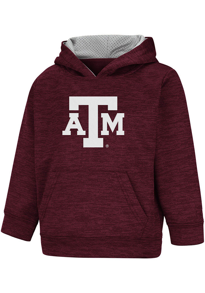 Colosseum Texas A&M Aggies Toddler Maroon Statler Long Sleeve Hooded Sweatshirt