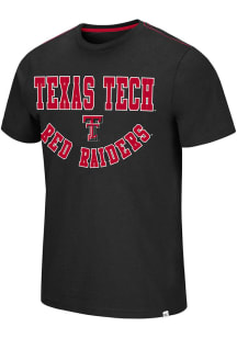 Colosseum Texas Tech Red Raiders Black Traeger Short Sleeve Fashion T Shirt