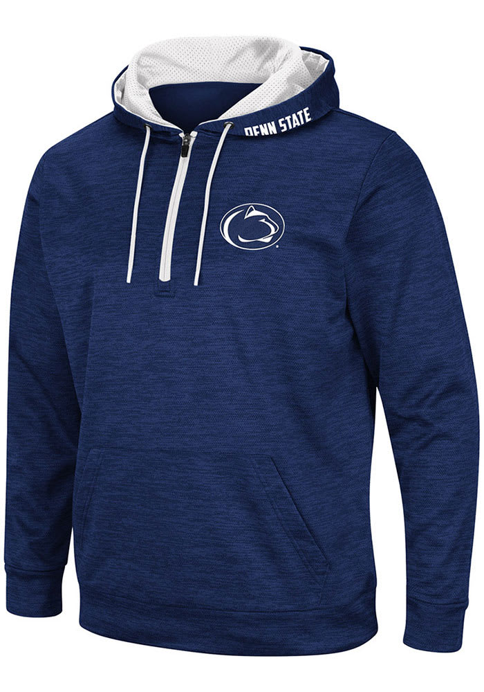 Colosseum Penn State Nittany Lions Mens Navy Blue Marled Hood