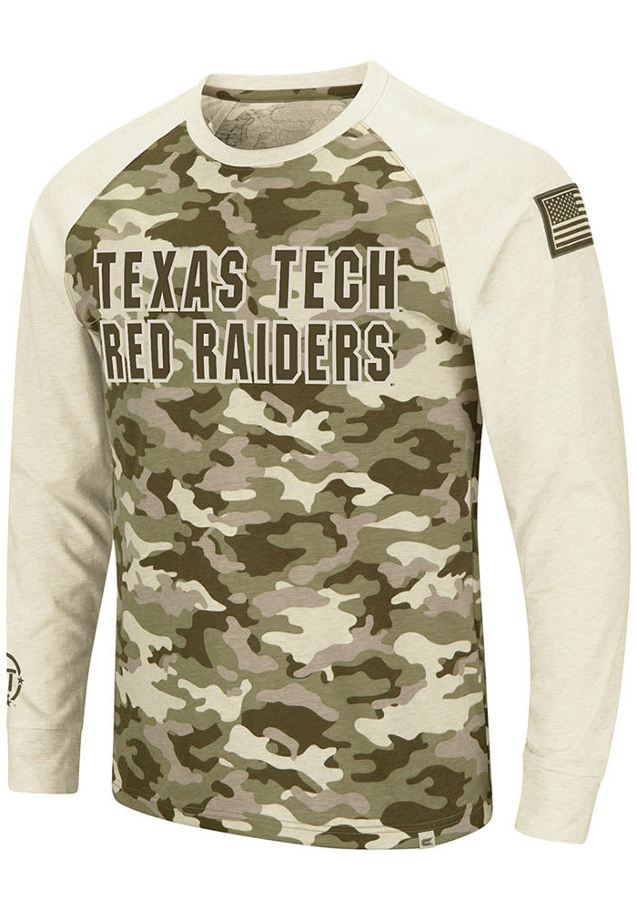 Men's Colosseum Gray/Camo Texas Tech Red Raiders OHT Military