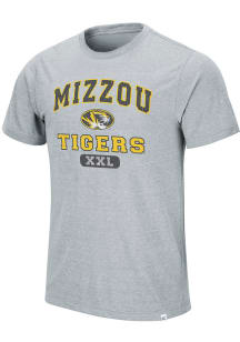 Colosseum Missouri Tigers Grey Wyatt Short Sleeve T Shirt