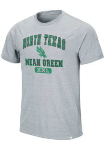 Colosseum North Texas Mean Green Grey Wyatt Short Sleeve T Shirt
