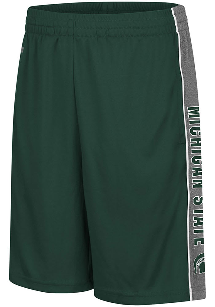 Colosseum Michigan State Spartans Youth Green Copepod Shorts