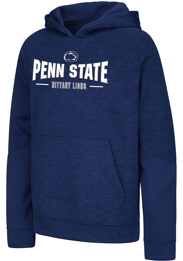 Colosseum Penn State Nittany Lions Youth Navy Blue Pods Long Sleeve Hoodie
