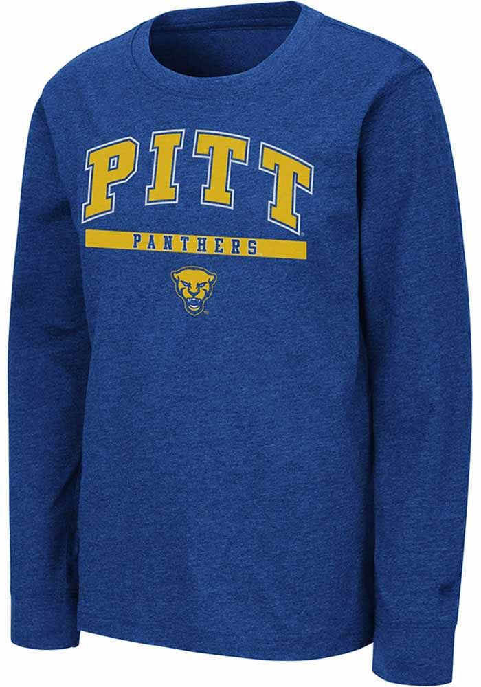 Colosseum Pitt Panthers Youth Blue Wumbo Long Sleeve T-Shirt