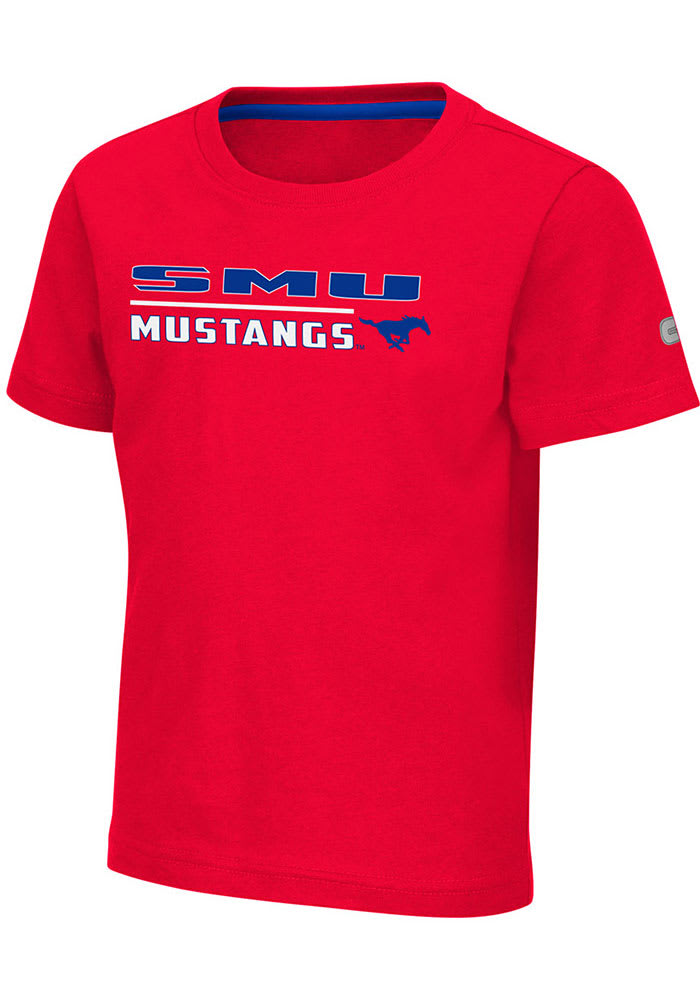 Colosseum SMU Mustangs Toddler Red Patrick Short Sleeve T-Shirt
