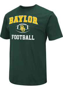 Colosseum Baylor Bears Green Football Short Sleeve T Shirt