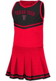 Colosseum Texas Tech Red Raiders Toddler Girls Red Pinky Sets Cheer