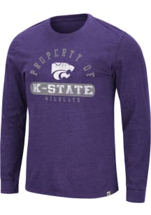 Colosseum K-State Wildcats Purple High Fives Long Sleeve T Shirt