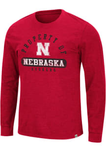 Colosseum Nebraska Cornhuskers Red High Fives Long Sleeve T Shirt