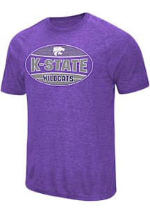 Colosseum K-State Wildcats Purple Jenkins Short Sleeve T Shirt