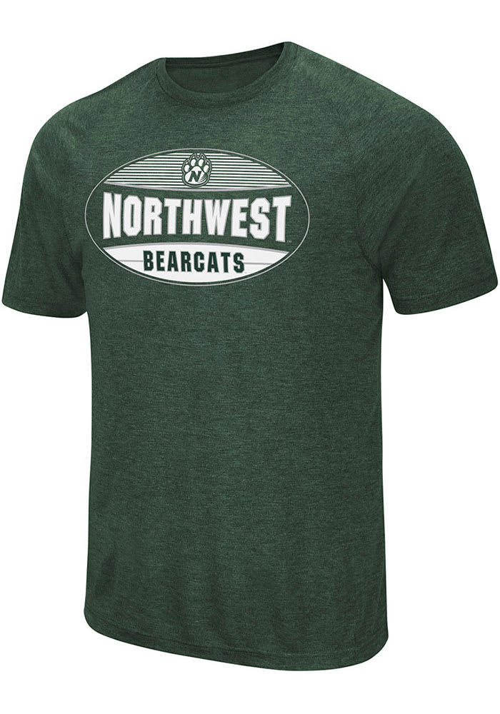Colosseum Northwest Missouri State Bearcats Green Jenkins Short Sleeve T Shirt