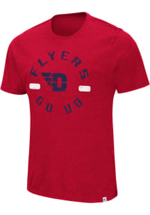 Colosseum Dayton Flyers Red High Fives Short Sleeve T Shirt