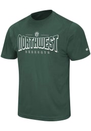 Colosseum Northwest Missouri State Bearcats Green Hooked Short Sleeve T Shirt