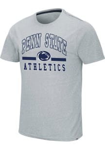 Colosseum Penn State Nittany Lions Grey Ducky Tie Short Sleeve T Shirt