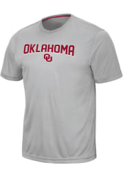 Colosseum Oklahoma Sooners Grey Marshpillow Short Sleeve T Shirt