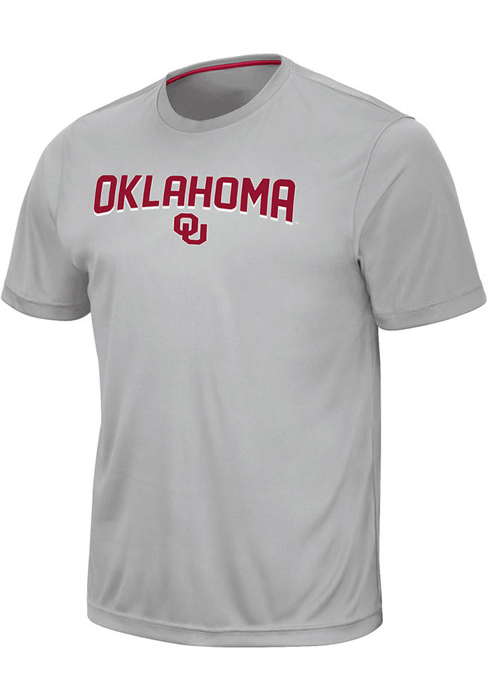 Colosseum Oklahoma Sooners Grey Marshpillow Short Sleeve T Shirt