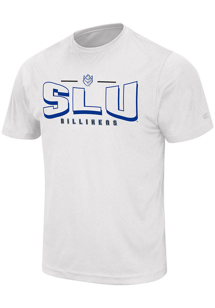 Colosseum Saint Louis Billikens White Hooked Short Sleeve T Shirt