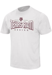 Colosseum Texas A&amp;M Aggies White Hooked Short Sleeve T Shirt