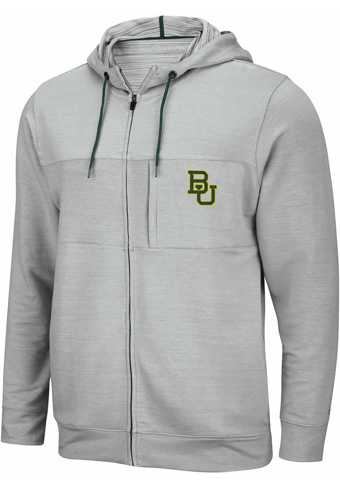 Colosseum Baylor Bears Challenge Accepted Zip - Grey