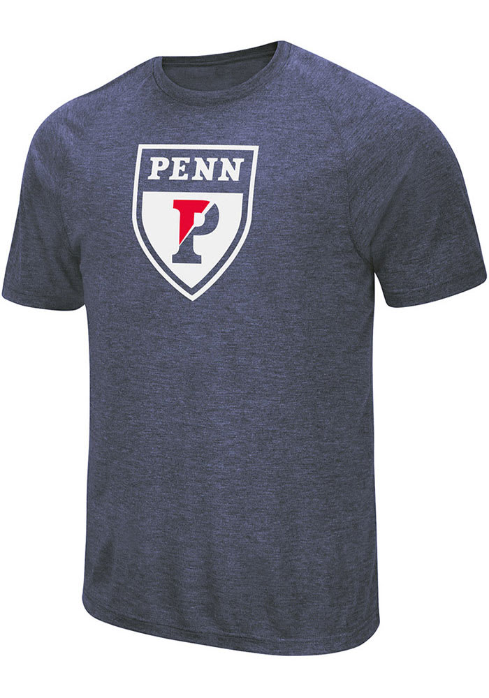 Colosseum Pennsylvania Quakers Navy Blue Jenkins Short Sleeve T Shirt