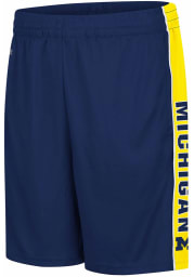 Colosseum Michigan Wolverines Mens Navy Blue Kobe Shorts