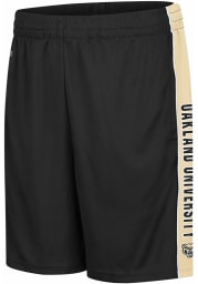 Colosseum Oakland University Golden Grizzlies Mens Black Kobe Shorts