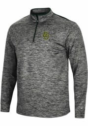 Colosseum Baylor Bears Mens Charcoal Brooks Long Sleeve 1/4 Zip Pullover