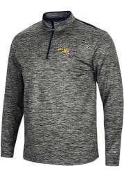Colosseum Drexel Dragons Mens Charcoal Brooks Long Sleeve 1/4 Zip Pullover