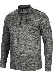 Colosseum Eastern Michigan Eagles Mens Charcoal Brooks Long Sleeve 1/4 Zip Pullover
