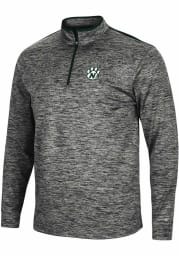 Colosseum Northwest Missouri State Bearcats Mens Charcoal Brooks Long Sleeve 1/4 Zip Pullover