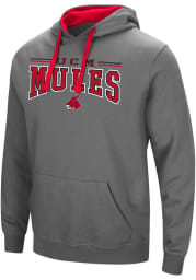 Colosseum Central Missouri Mules Mens Charcoal Graham Long Sleeve Hoodie