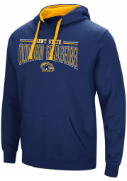 Colosseum Kent State Golden Flashes Mens Navy Blue Graham Long Sleeve Hoodie