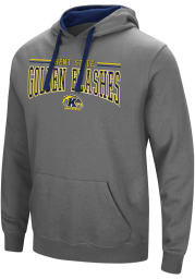 Colosseum Kent State Golden Flashes Mens Charcoal Graham Long Sleeve Hoodie
