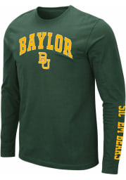Colosseum Baylor Bears Green Jackson Long Sleeve T Shirt