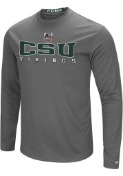 Colosseum Cleveland State Vikings Charcoal Landry Long Sleeve T-Shirt