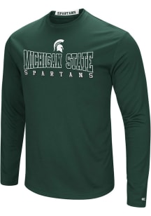 Colosseum Michigan State Spartans Green Landry Long Sleeve T-Shirt