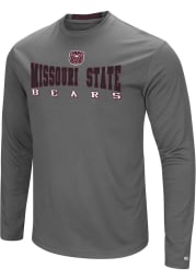 Colosseum Missouri State Bears Charcoal Landry Long Sleeve T-Shirt