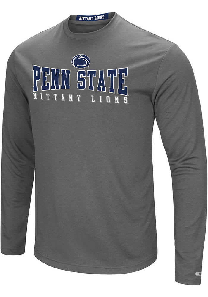 Colosseum Penn State Nittany Lions Charcoal Landry Long Sleeve T-Shirt