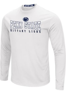 Colosseum Penn State Nittany Lions White Landry Long Sleeve T-Shirt