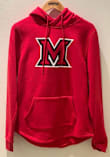 Miami Redhawks Arch & Logo Hooded Sweatshirt - College Gameday Hoodie For Men And Women