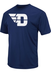 Colosseum Dayton Flyers Navy Blue Trail Short Sleeve T Shirt