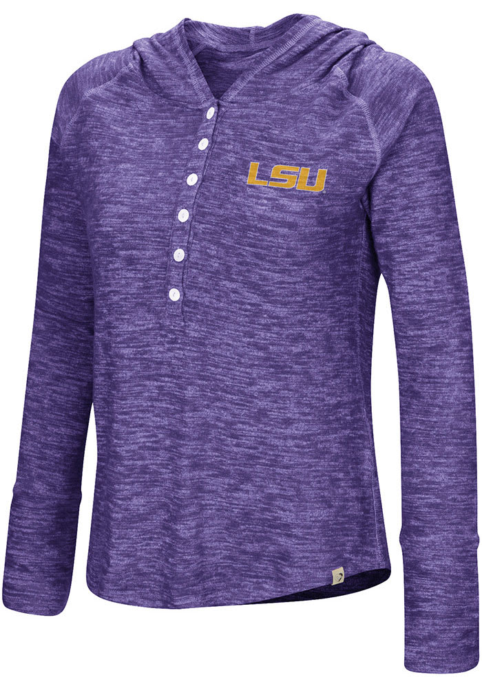 Colosseum LSU Tigers Womens Purple You Complete Me Hooded Sweatshirt