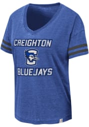 Colosseum Creighton Bluejays Womens Blue Savona Short Sleeve T-Shirt