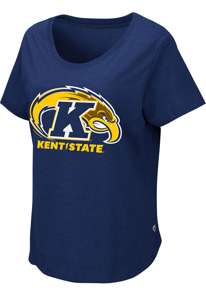 Colosseum Kent State Golden Flashes Womens Navy Blue Myla Short Sleeve T-Shirt